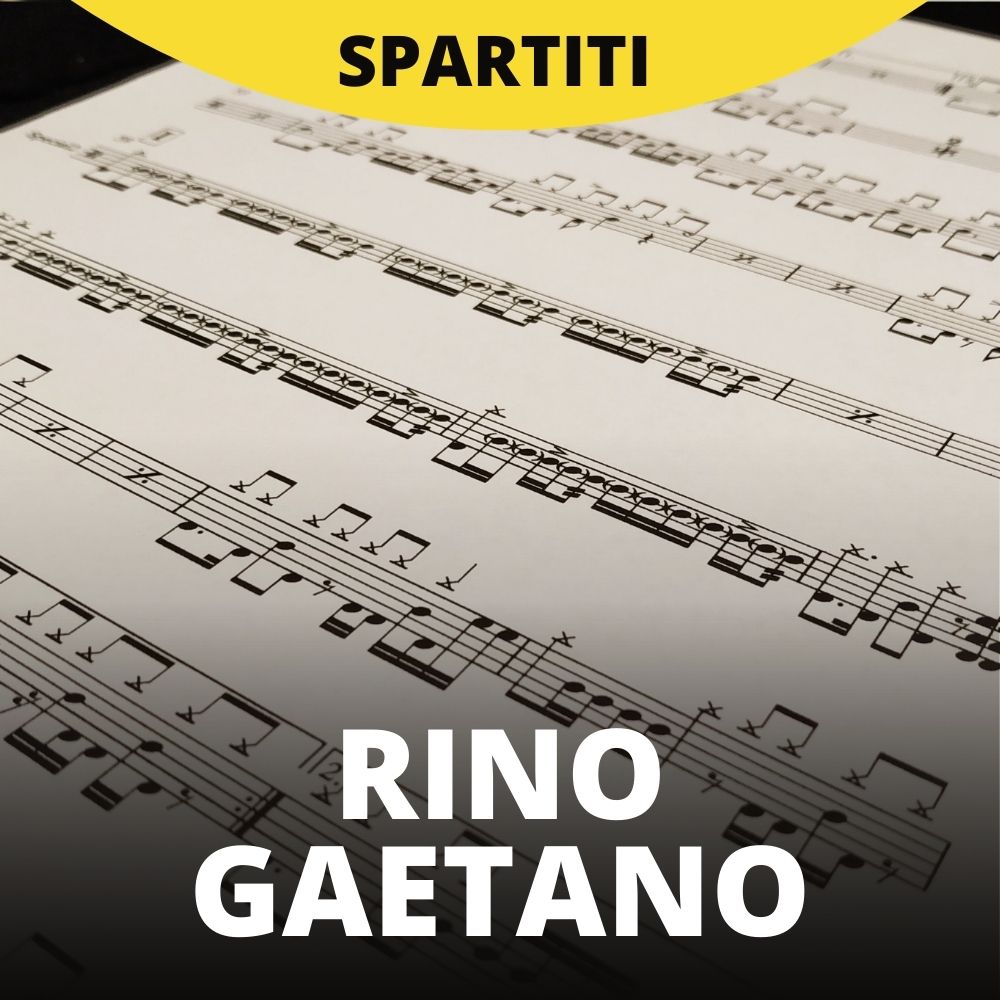 Rino Gaetano - a mano a mano (drum sheet music) - Drumstart